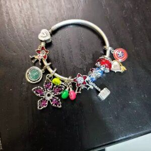 ! 1 Disney’s HFC Pokemon Iron Man Sterling Silver 925 Charm